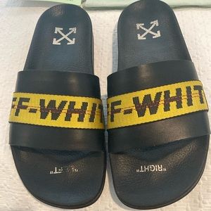 Off White Mens Industrial Slides size 9.5